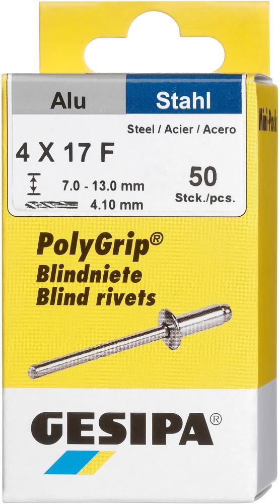 Mini-Pack PolyGrip Alu/Stahl 4 x 17 Gesipa 1 Mini-Pack PolyGrip Alu/Stahl 4 x 17 Gesipa