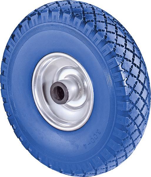 Rad pannensicher C91.400 400mm,Poly blau,Radk. Stahlf.,RL,Rillen 1 Rad pannensicher C91.400 400mm,Poly blau,Radk. Stahlf.,RL,Rillen