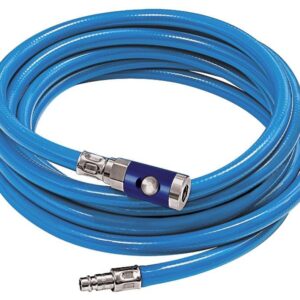 Werkstattschlauch-Set Druckknopf-Kupplung NW7,4blau 13x3,5mm 10m
