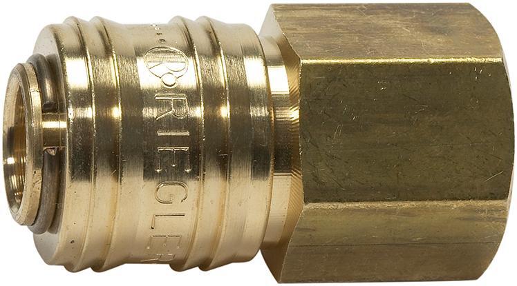 SchnellverschlusskupplungNW 7,2, Messing, connect-line, IG G3/8" 1 SchnellverschlusskupplungNW 7,2, Messing, connect-line, IG G3/8"