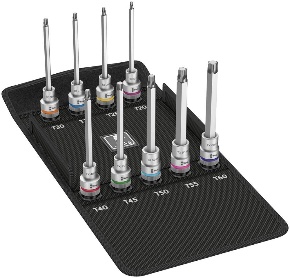 Schraubendrehereinsatz- Satz mit Haltefunktion 1/2" TX-HF20-60x1 1 Schraubendrehereinsatz- Satz mit Haltefunktion 1/2" TX-HF20-60x1