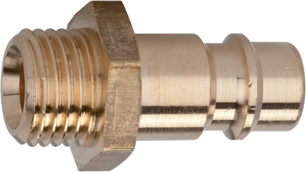 Stecknippel für Kupplung NW 7,2-7,8, Messing, AG G1/8" RIEGLER 1 Stecknippel für Kupplung NW 7,2-7,8, Messing, AG G1/8" RIEGLER