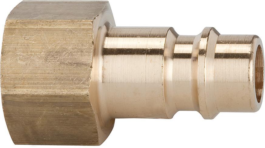 Stecknippel für Kupplung NW 7,2-7,8, Messing, IG G1/8" RIEGLER 1 Stecknippel für Kupplung NW 7,2-7,8, Messing, IG G1/8" RIEGLER