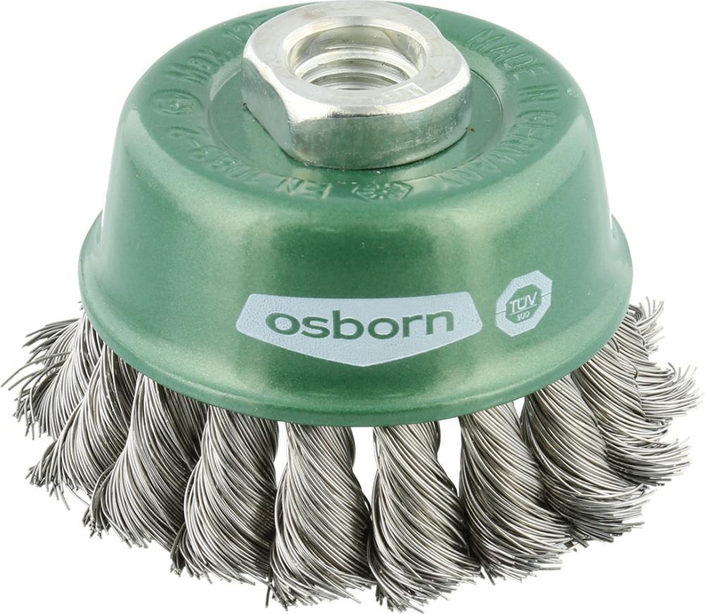 Topfbürste Rostf. M14 65mm gezopft Osborn 1 Topfbürste Rostf. M14 65mm gezopft Osborn