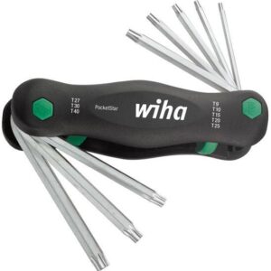 Winkelschraubendreher- Satz PocketStar phosphatiert T9-T40x mm W