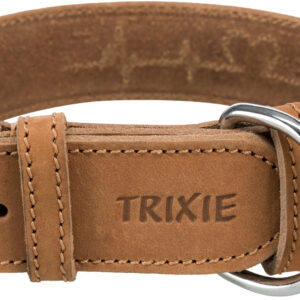 Rustic Fettleder-Halsband "Heartbeat"