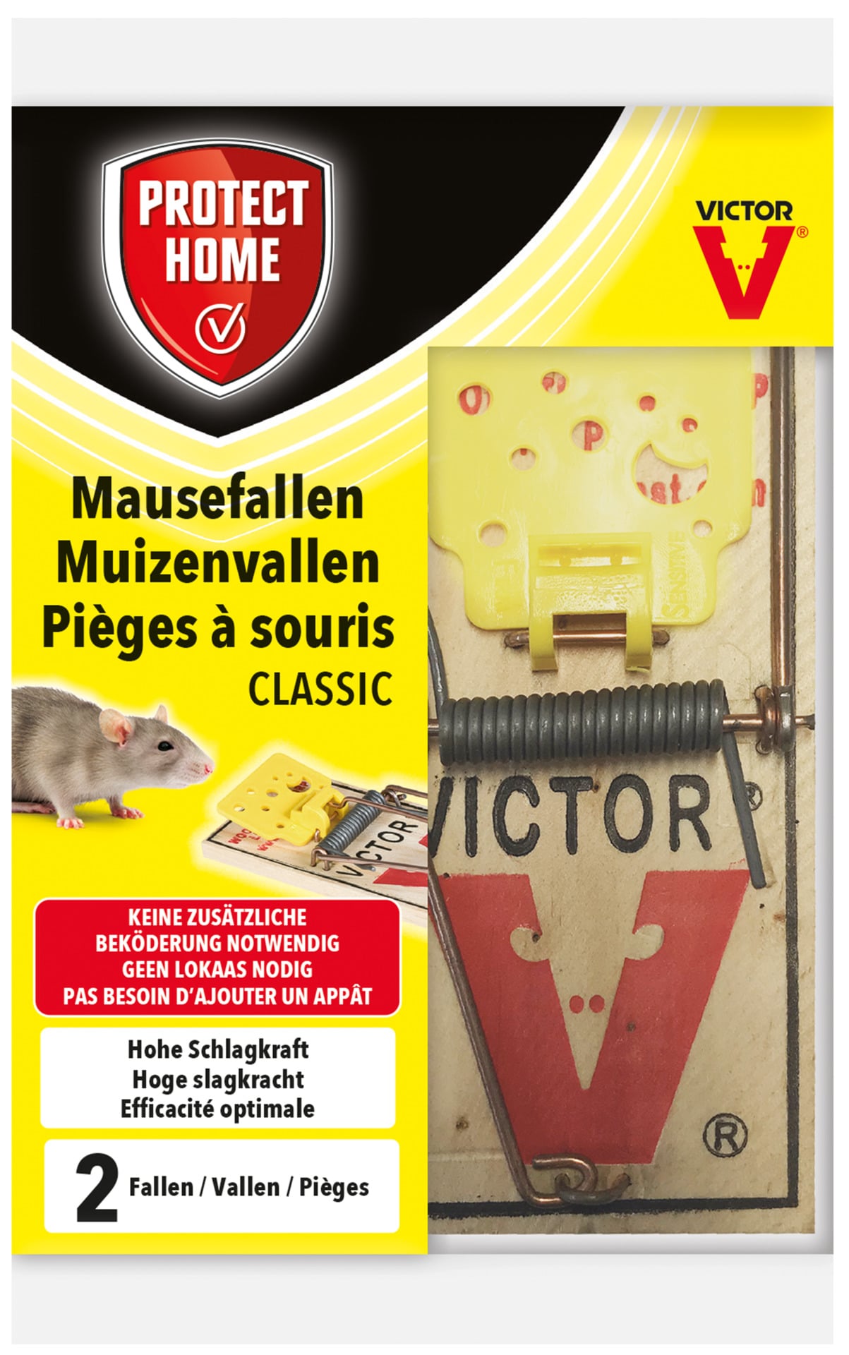 Mausefallen Classic, 2 Stück 1 Mausefallen Classic, 2 Stück