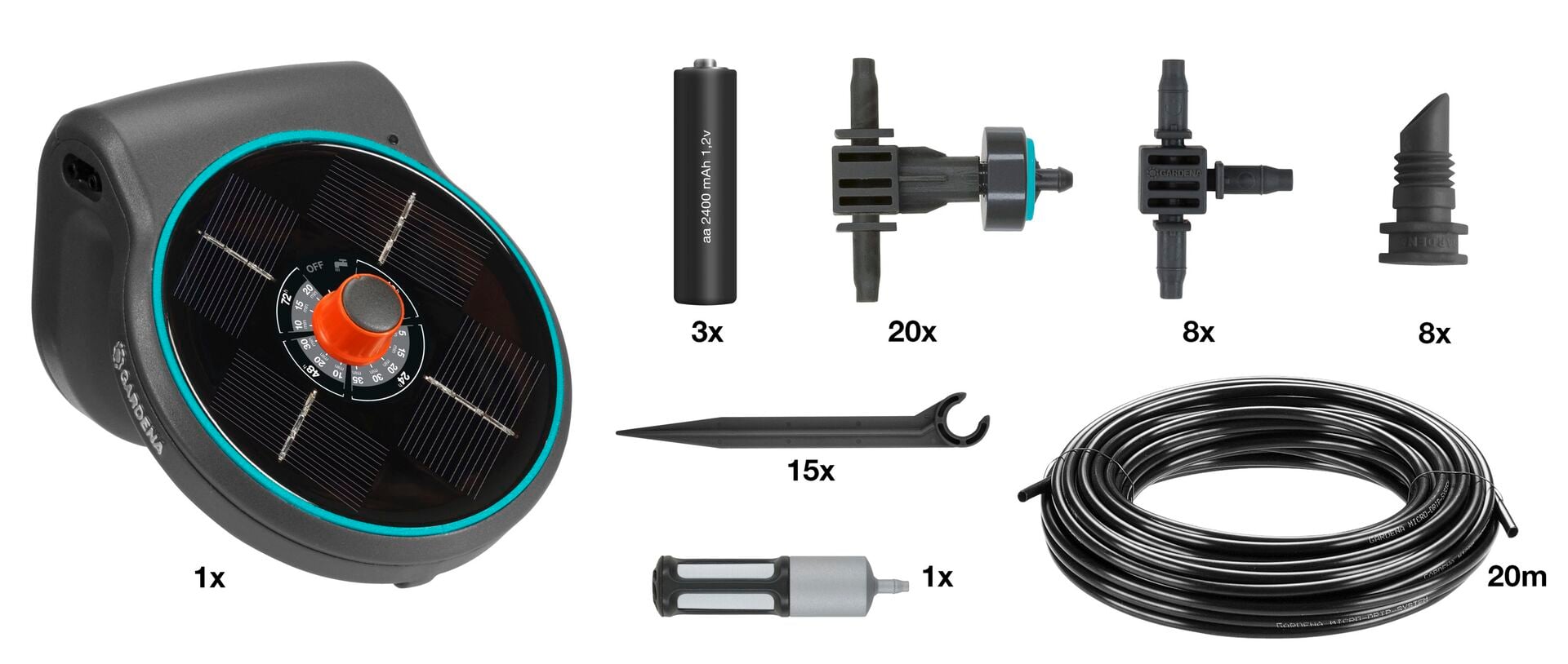 Solar-Bewässerung aquaBloom Set 13300-20 1 Solar-Bewässerung aquaBloom Set 13300-20