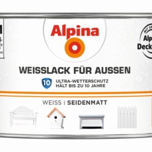 Weißlack für außen
