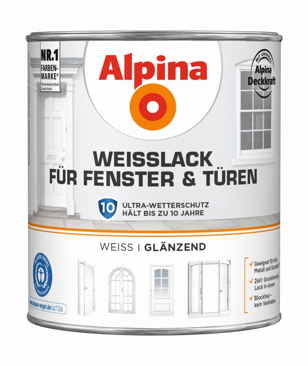 Weißlack für Fenster und Türen 1 Weißlack für Fenster und Türen