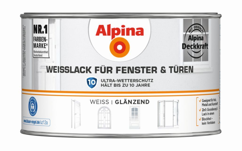 Weißlack für Fenster und Türen 1 Weißlack für Fenster und Türen