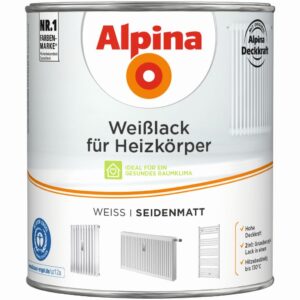Weißlack für Heizkörper