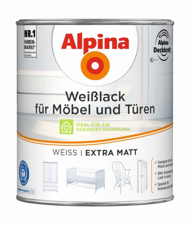 Weißlack für Möbel und Türen 1 Weißlack für Möbel und Türen
