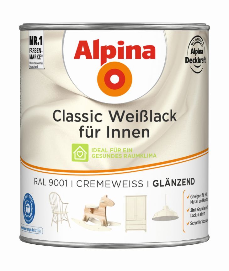 Classic Weißlack für Innen 1 Classic Weißlack für Innen