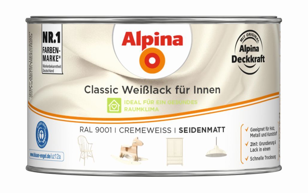 Classic Weißlack für Innen 1 Classic Weißlack für Innen