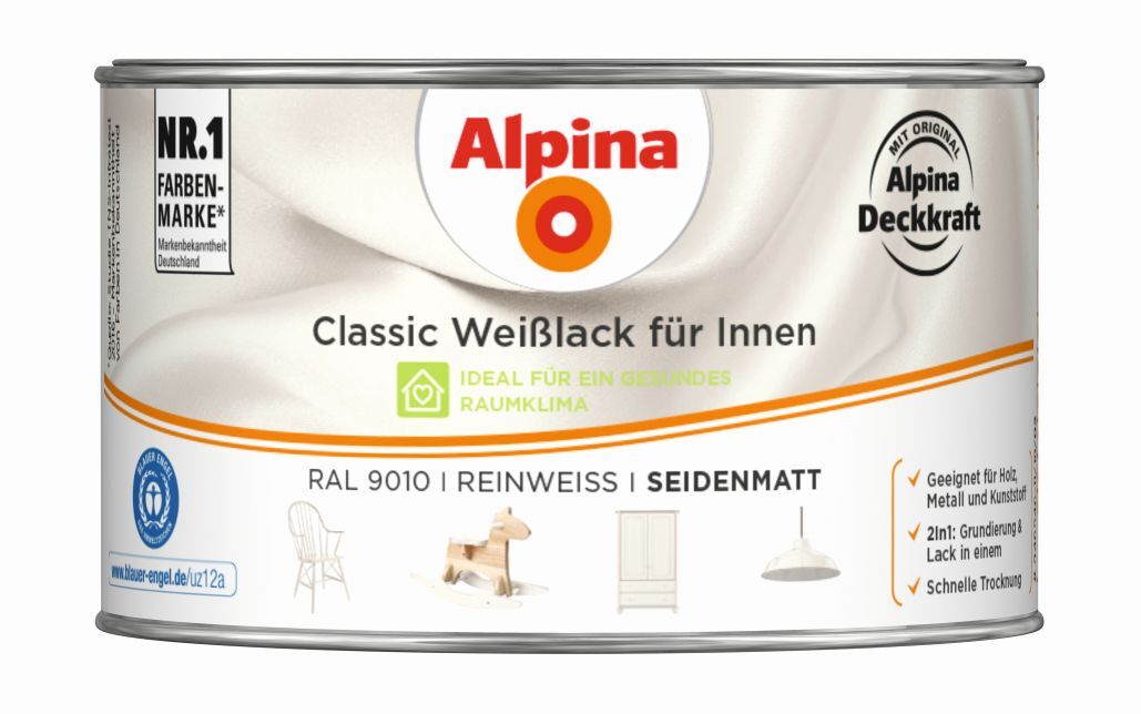 Classic Weißlack für Innen 1 Classic Weißlack für Innen