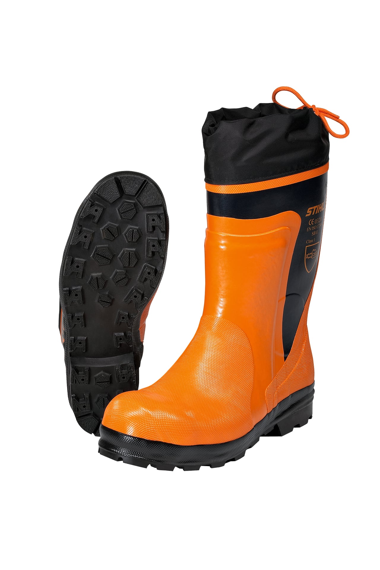 Motorsägen-Gummistiefel FUNCTION orange 1 Motorsägen-Gummistiefel FUNCTION orange