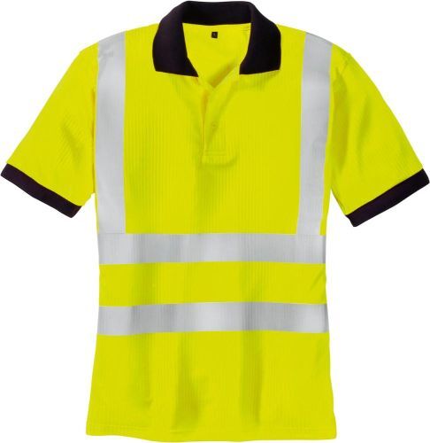 Warnschutz-Polo-Shirt SYLT 1 Warnschutz-Polo-Shirt SYLT