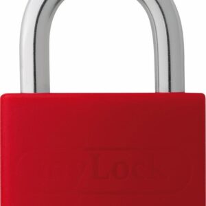 Aluminium-Hangschloss T65AL 40 rot