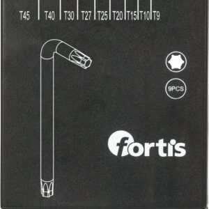 Winkelschraubendr.-Satz 9tlg. T9 bis T45 FORTIS