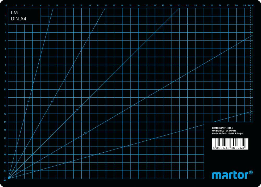 Schneidmatte 230x320mm Nr.3004 Martor 1 Schneidmatte 230x320mm Nr.3004 Martor