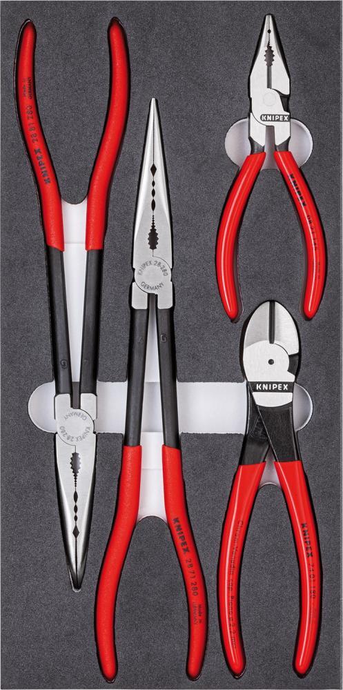 Zangen-Set KFZ 4tlg.Schaumeinlage Knipex 1 Zangen-Set KFZ 4tlg.Schaumeinlage Knipex