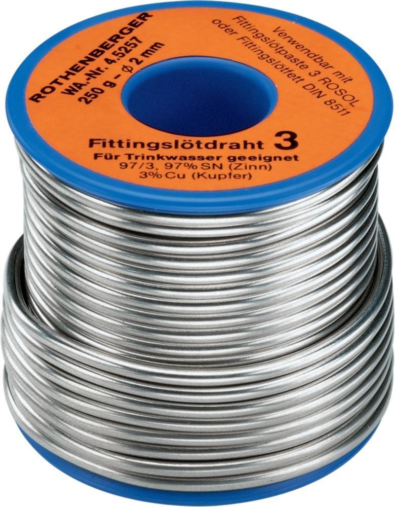Fittingslot D. 3 mm Nr.4.5255 250g Rothenber. 1 Fittingslot D. 3 mm Nr.4.5255 250g Rothenber.
