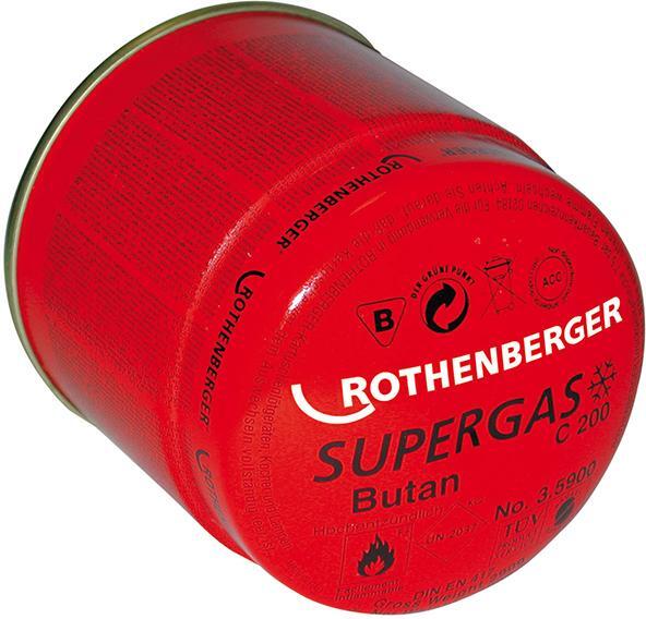Gaskartusche 190ml C200 III Rothenberger 1 Gaskartusche 190ml C200 III Rothenberger