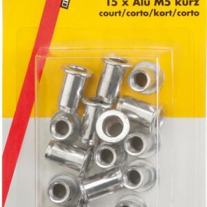 Blindnietmuttern Alu im Mini-Pack M5 kurz GESIPA