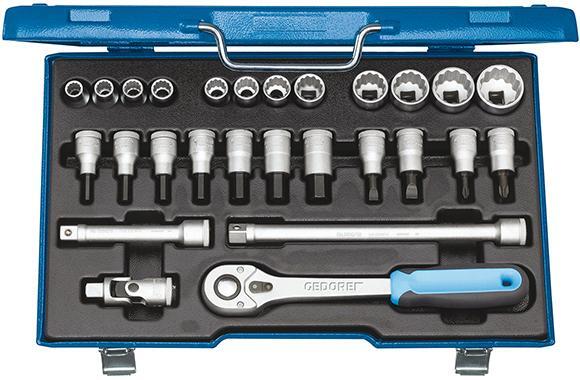 Steckschlüssel-Satz 1/2" D19IMU-10 27-teilig GEDORE 1 Steckschlüssel-Satz 1/2" D19IMU-10 27-teilig GEDORE