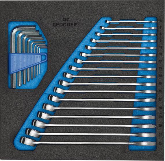 Werkzeugmodul CT2/3 Ring-Maulschlüssel geradeGEDORE 1 Werkzeugmodul CT2/3 Ring-Maulschlüssel geradeGEDORE