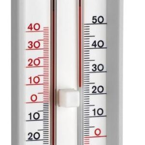 Thermometer Maxima-MinimaKunststoff, grau