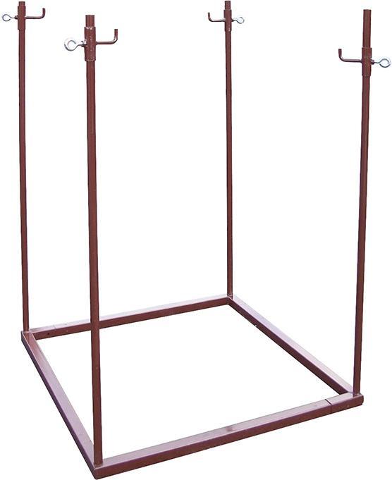 Gestell f. Big-Bag, lack.Halter höhenverstellbar 1 Gestell f. Big-Bag, lack.Halter höhenverstellbar