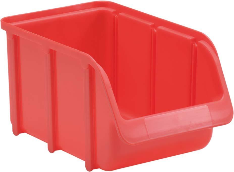 Sichtbox rot Gr.3 B146xH127xT242 mm 1 Sichtbox rot Gr.3 B146xH127xT242 mm