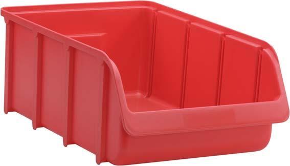 Sichtbox rot Gr.5 B312xH184xT489 mm 1 Sichtbox rot Gr.5 B312xH184xT489 mm