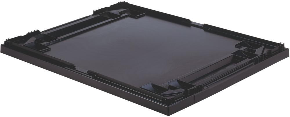 Auflagedeckel schwarz für Kastenmaß 600x400 mm 1 Auflagedeckel schwarz für Kastenmaß 600x400 mm
