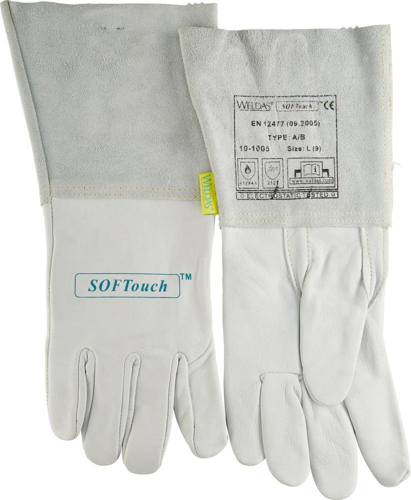 WIG-Hands. Kalbsleder Gr. L 1Paar WELDAS 1 WIG-Hands. Kalbsleder Gr. L 1Paar WELDAS