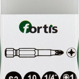 Bit 1/4" DIN3126 E6,3 PZ 2x50mm a10Stk.FORTIS