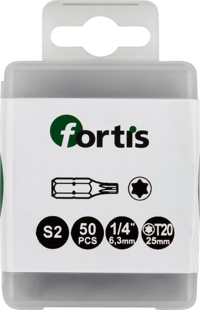 Bit-Set DIN3126C6,3 50 x T25x25mm FORTIS 1 Bit-Set DIN3126C6,3 50 x T25x25mm FORTIS