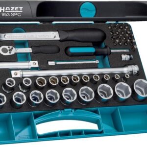 Steckschlüssel-Satz 953SPC 1/4" und 1/2" 47-teilig HAZET