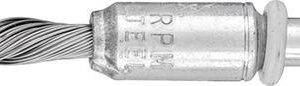 Pinselbürste Stahldr. 6mm10x25x0,2 mm gez. Pferd