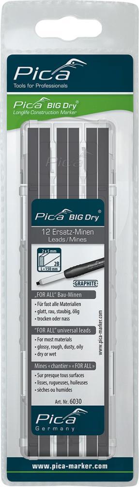 Minen-Set für Zimmermanns-Bleistift BIG Dry FORALL Bau Bau Graph 1 Minen-Set für Zimmermanns-Bleistift BIG Dry FORALL Bau Bau Graph