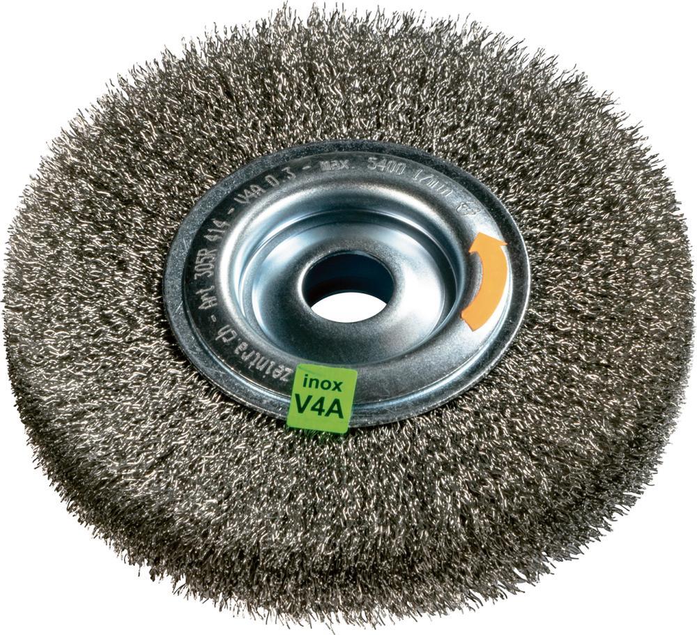 Rundbürste V4A gewellt 200x30x0,3mm ZEINTRA 1 Rundbürste V4A gewellt 200x30x0,3mm ZEINTRA