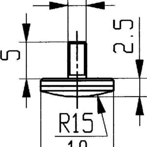 Messeinsatz HM Typ 12/10,0mm KÄFER