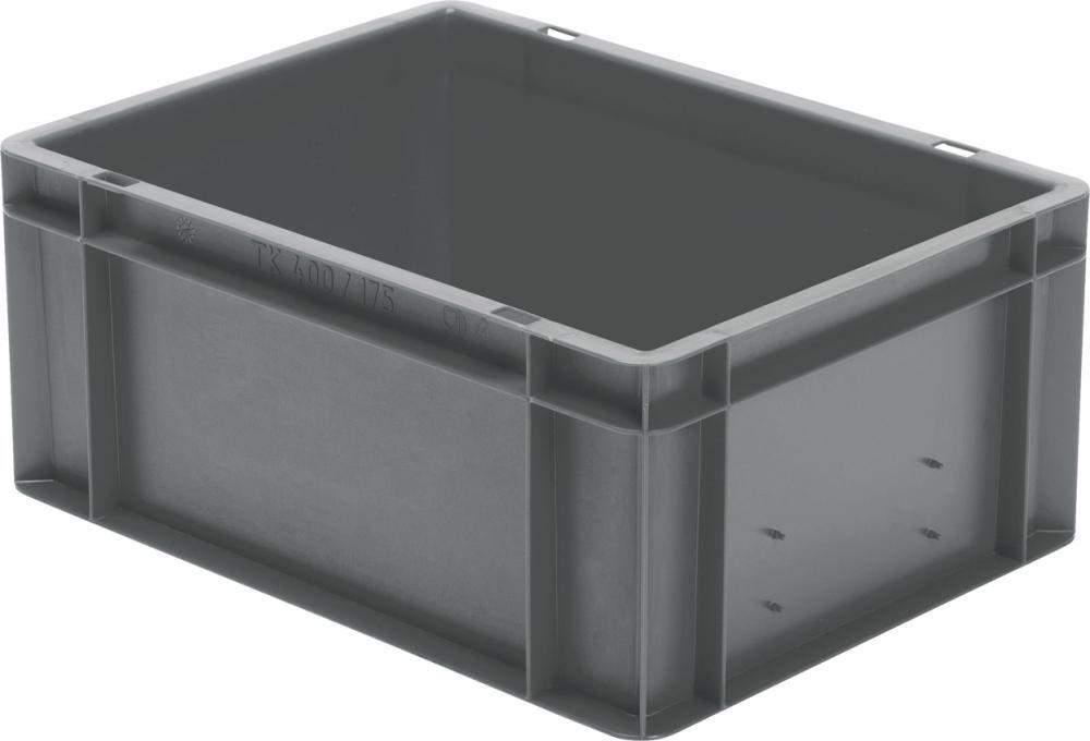 Stapeltransportkasten 400x300x175 mm grau 1 Stapeltransportkasten 400x300x175 mm grau