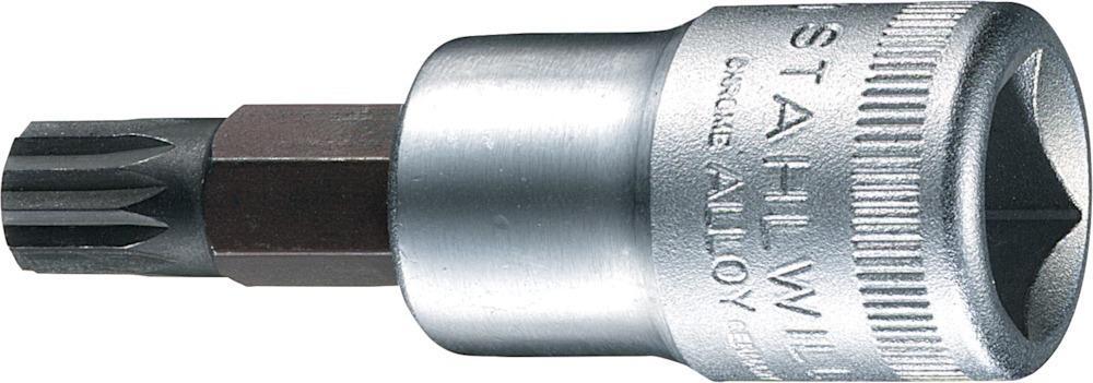 Schraubendr.-Einsatz 1/2"M 6x 60mm XZN Stahlwille 1 Schraubendr.-Einsatz 1/2"M 6x 60mm XZN Stahlwille