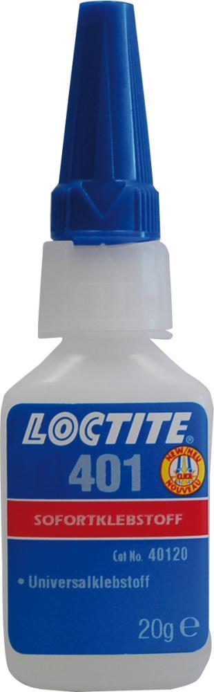 Sofortklebstoff LOCTITE 401 Flasche 20g Henkel 1 Sofortklebstoff LOCTITE 401 Flasche 20g Henkel