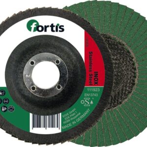 Fächerschleifscheibe Inox125mm K80 gewölbt FORTIS