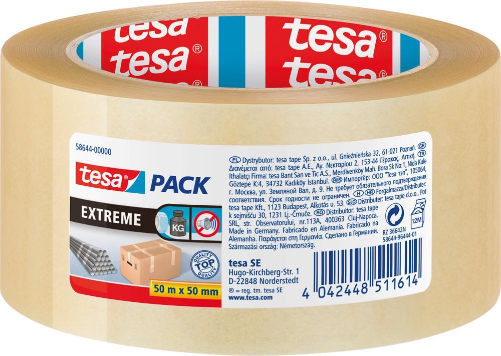 tesapack 50m x 50mm Extreme transp.58644 1 tesapack 50m x 50mm Extreme transp.58644