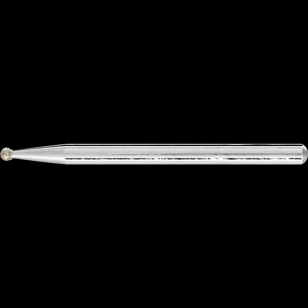Diamant-Schleifstift Kugelform, D126 1 Diamant-Schleifstift Kugelform, D126